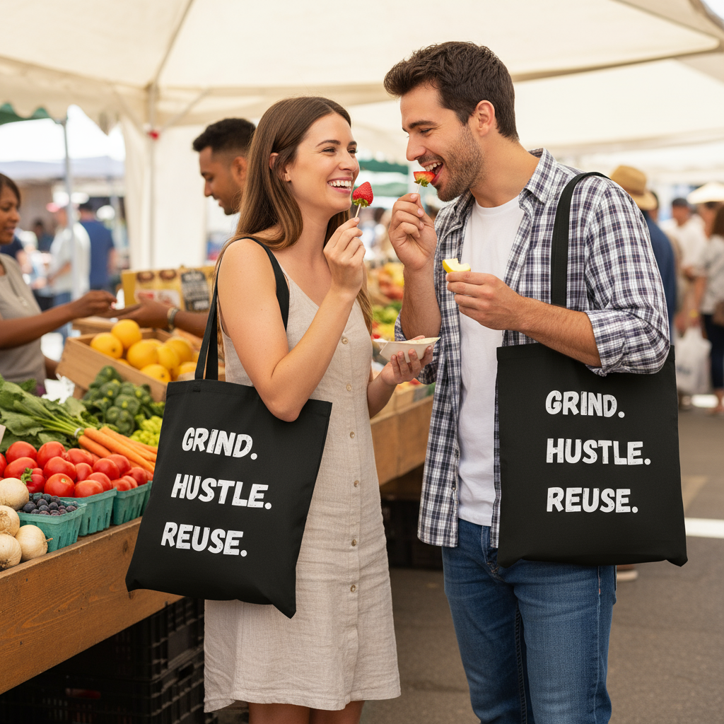Why Every Couple Should Bring Eco-Friendly Tote Bags to the Farmers Market
