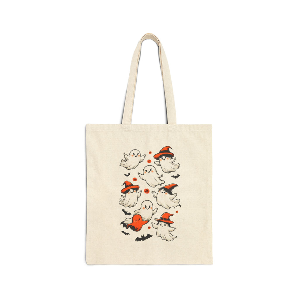 Halloween ghosts tote bag with spooky design