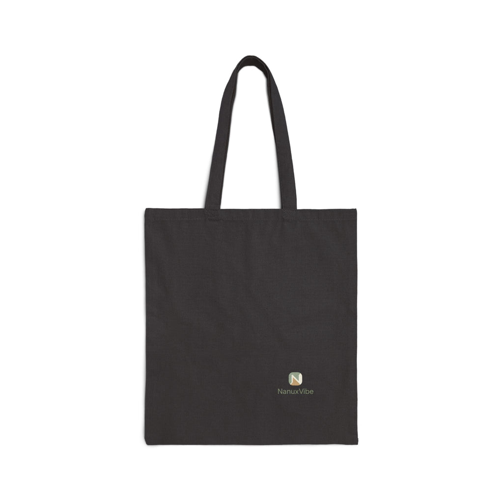NanuxVibe minimalist canvas tote bag – durable and reusable for women