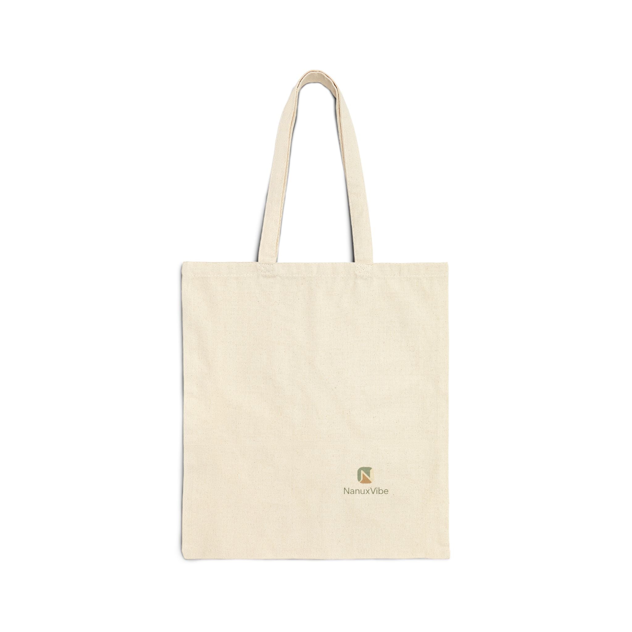 NanuxVibe Best Mom Ever heart tote bag – durable reusable canvas bag for mom