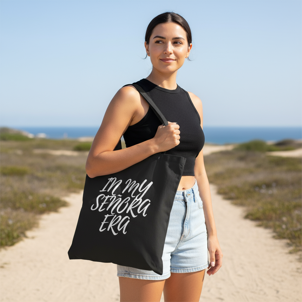 Black crop top shoulder outdoor