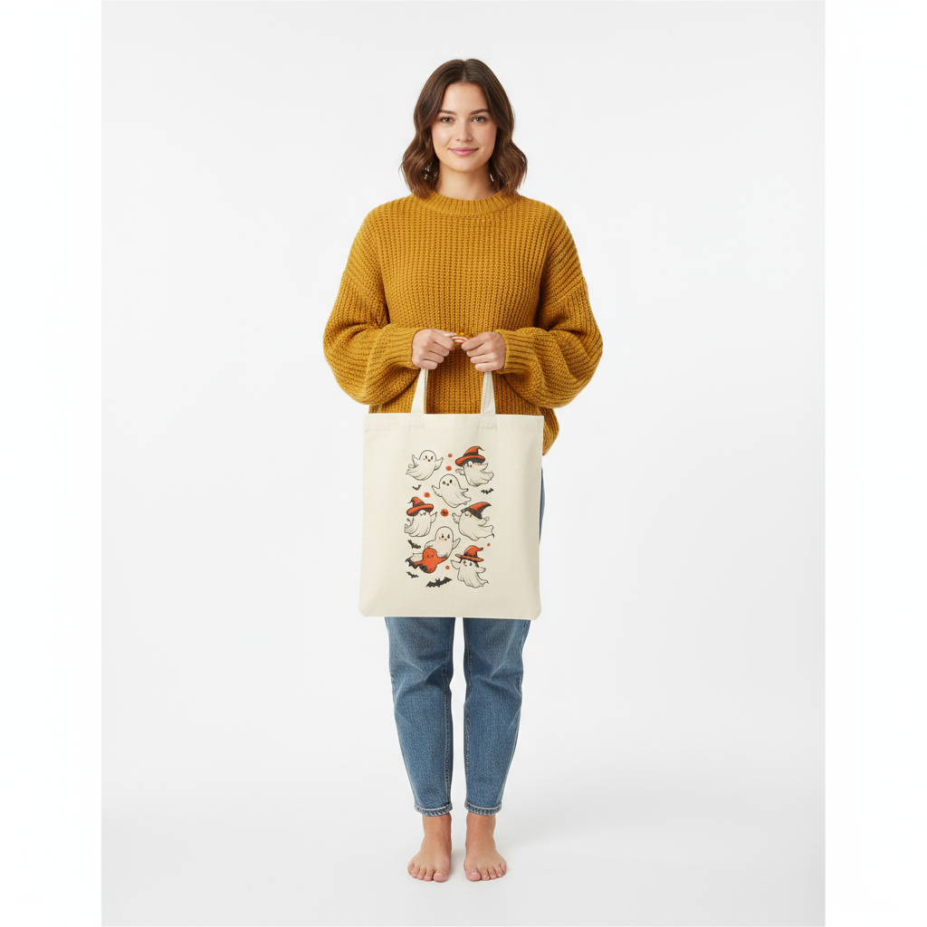 Person carrying bag with both hands