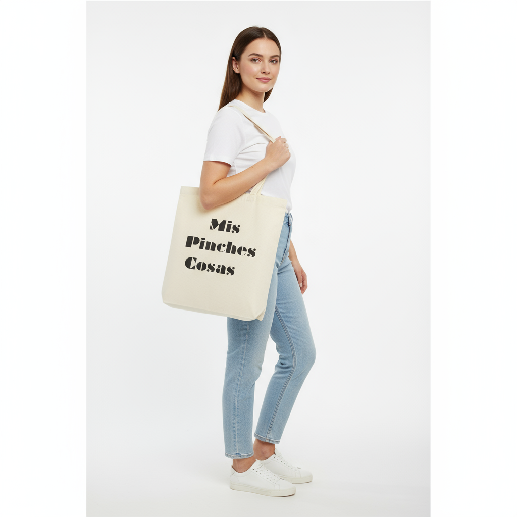 Side view with model